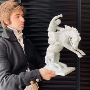 ESCULTURA em fina PORCELANA ALEMÃ