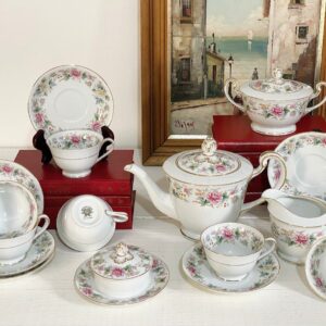 CONJUNTO DE CHÁ em PORCELANA fina JAPONESA
