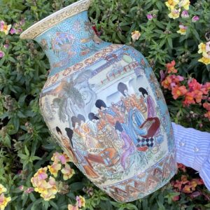 Vaso em cerâmica japonesa de Satsuma