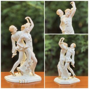 FIGURINE retratando casal dançando